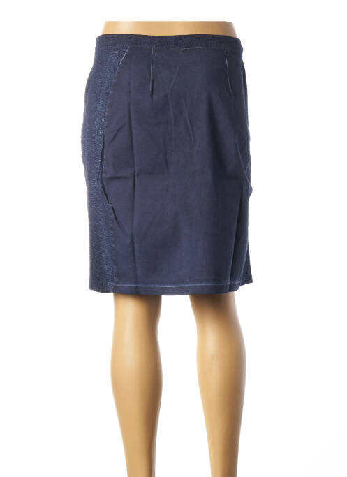 Fustă midi albastru MALOKA femeie