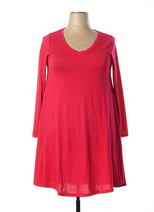 Rochie scurtă roz MALOKA femeie