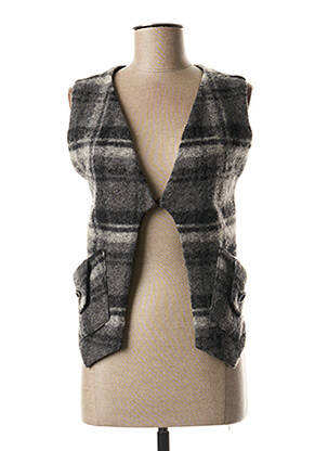 Vestă fără mâneci gri TXELL MIRAS femeie