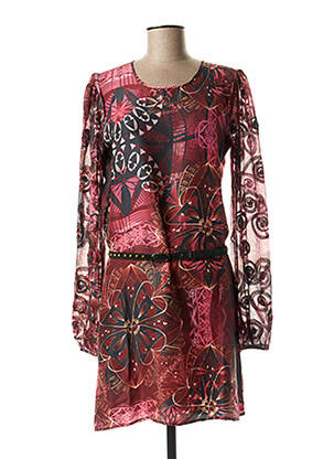 Rochie midi roz CUSTO femeie