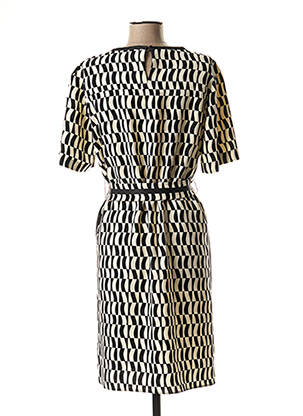 Rochie midi țesătură crep negru MARELLA femeie