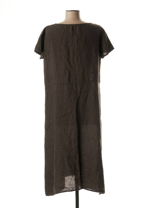 Rochie midi maro ELEMENTE CLEMENTE femeie