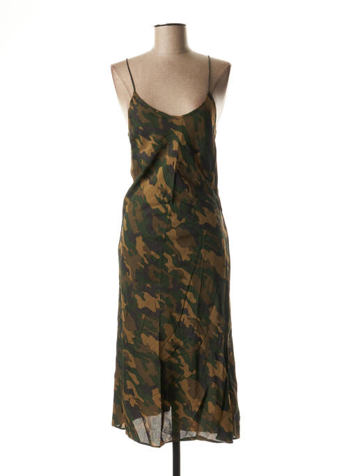 Rochie midi verde LAURENCE DOLIGE femeie