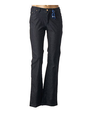 Pantalon drept talie înaltă talie înaltă albastru TRUSSARDI JEANS femeie