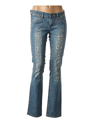 Blugi cu croială slim albastru ED HARDY femeie