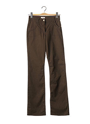 Pantalon drept verde ERNEST femeie