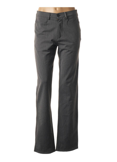 Pantalon drept gri TRUSSARDI JEANS femeie