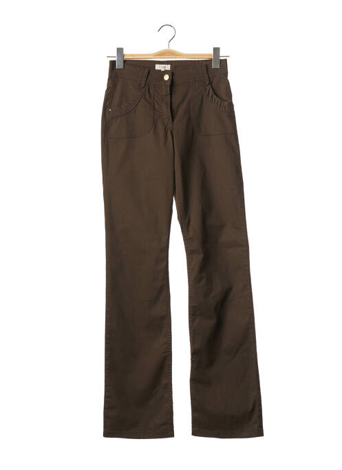 Pantalon drept verde ERNEST femeie