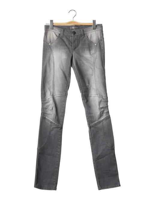 Blugi cu croială slim gri ERMANNO SCERVINO femeie