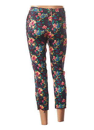 Pantalon trei sferturi țesătură poplin mărime normală albastru ARMAND VENTILO femeie