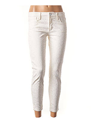 Pantalon 7/8 elasticitate talie joasă maro WILD femeie
