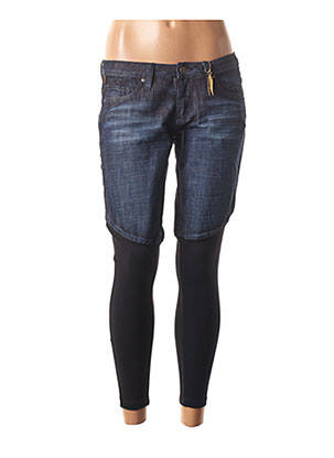 Blugi skinny elasticitate talie joasă albastru ROBIN'S JEAN femeie