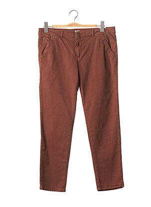Pantalon 7/8 elasticitate mărime normală maro REIKO femeie