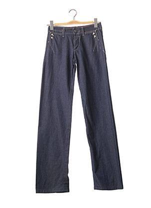 Pantalon drept elasticitate talie joasă albastru MARITHE & FRANCOIS GIRBAUD femeie
