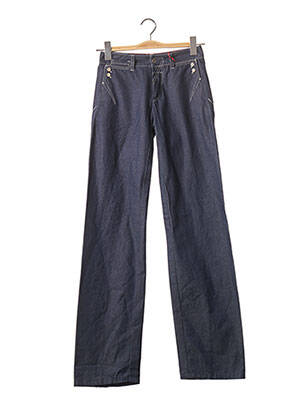 Pantalon drept elasticitate talie joasă albastru MARITHE & FRANCOIS GIRBAUD femeie