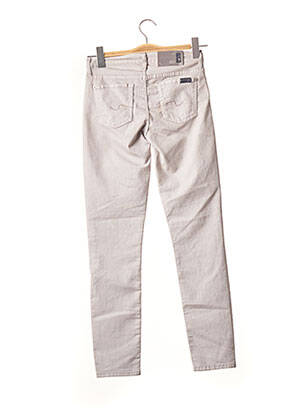 Blugi skinny elasticitate talie joasă gri 7 FOR ALL MANKIND femeie