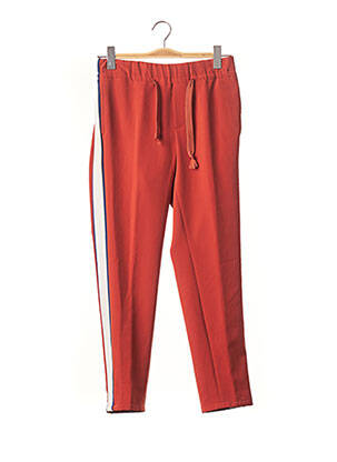 Pantalon drept țesătură crep portocalie CLOSED femeie