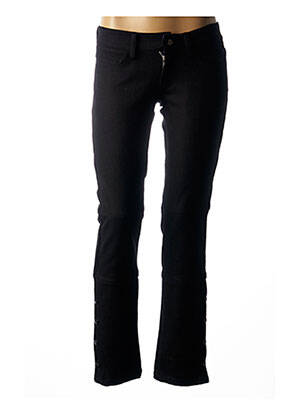 Pantalon slim talie joasă talie joasă negru MILK & WATER femeie