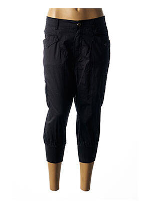 Pantalon trei sferturi negru DKNY femeie