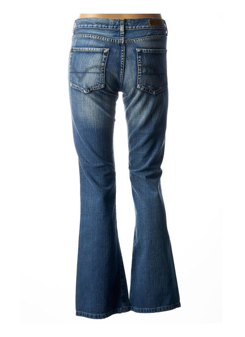 Blugi bootcut albastru purple and pink femeie