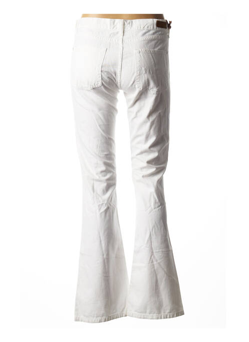 Blugi bootcut alb purple and pink femeie