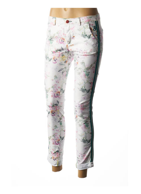 Pantalon 7/8 alb BARB'ONE femeie
