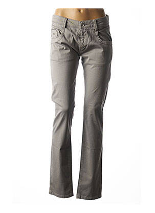 Pantalon slim talie joasă talie joasă gri ENERGIE femeie