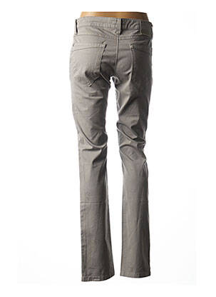 Pantalon slim talie joasă talie joasă gri ENERGIE femeie