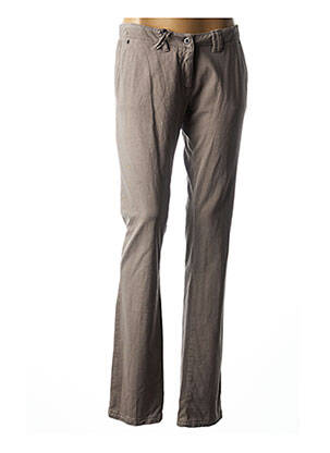 Pantalon chino gri AERONAUTICA femeie
