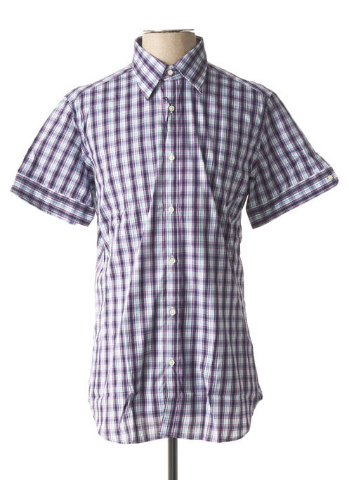 Cămașă cu mâneci scurte violet CALIBAN bărbat