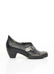 Botine/ghete material neted toc de 4 la 6 cm gri FIDJI femme