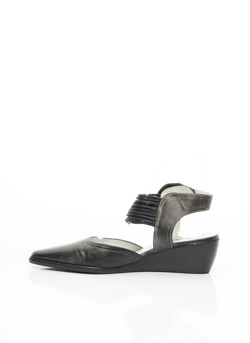 Pantofi cu toc gri FIDJI femeie