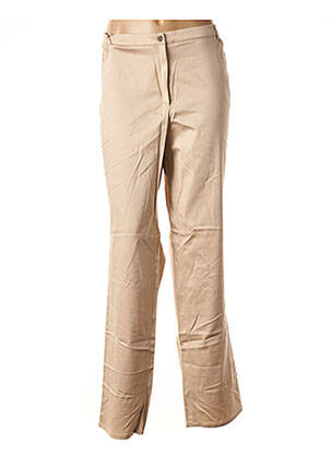 Pantalon drept bej CHRISTIAN MARRY femeie