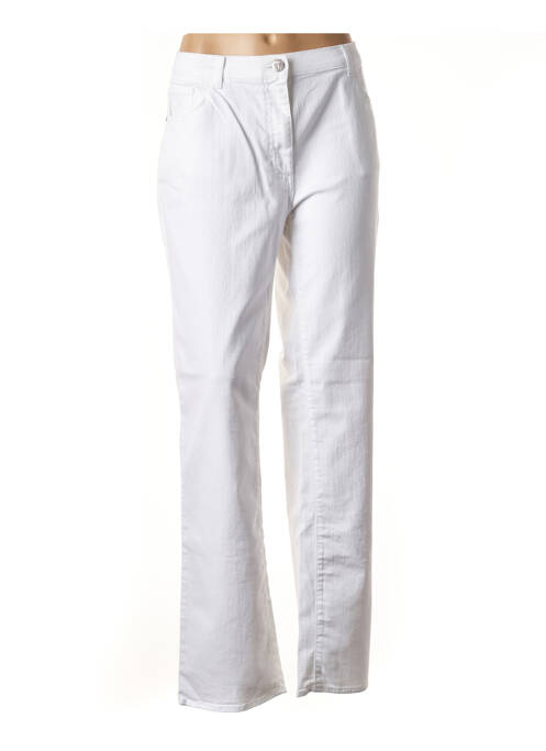 Pantalon drept alb CHRISTIAN MARRY femeie