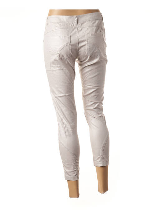 Pantalon trei sferturi talie joasă talie joasă gri SO SOON femme