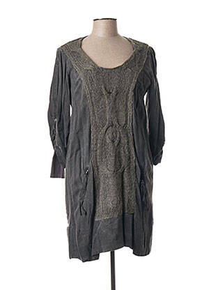 Rochie midi gri ONE STEP femeie