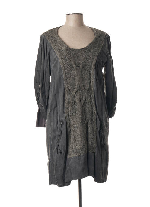 Rochie midi gri ONE STEP femeie