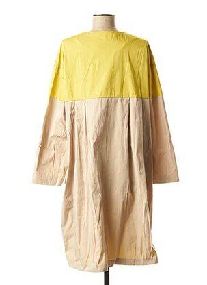 Jachete casual guler rotund galben LA FEE MARABOUTEE femeie