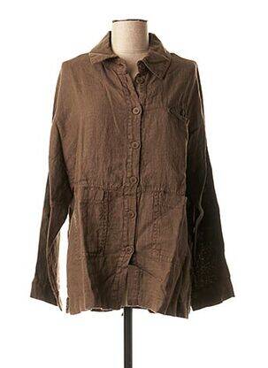 Cămașă maro LA FEE MARABOUTEE femeie