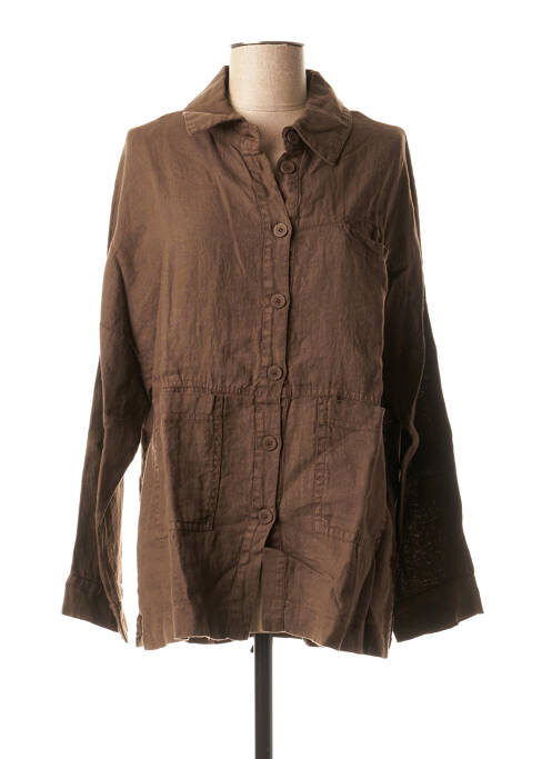 Cămașă maro LA FEE MARABOUTEE femeie