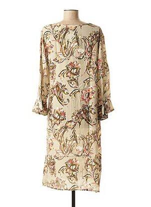 Rochie midi imprimeu floral verde LA FEE MARABOUTEE femeie
