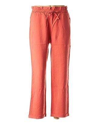 Pantalon larg roșu LA FEE MARABOUTEE femeie