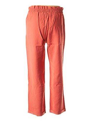 Pantalon larg talie elastică roșu LA FEE MARABOUTEE femeie