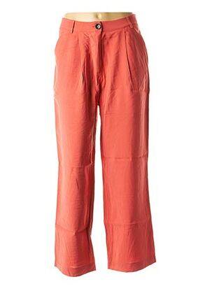 Pantalon drept portocaliu LA FEE MARABOUTEE femeie