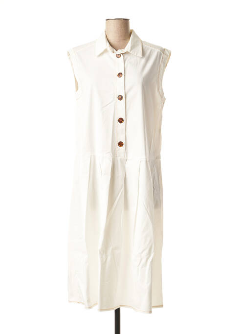 Rochie midi alb LA FEE MARABOUTEE femeie