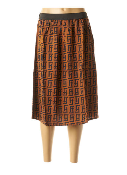 Fustă midi maro LA FEE MARABOUTEE femeie