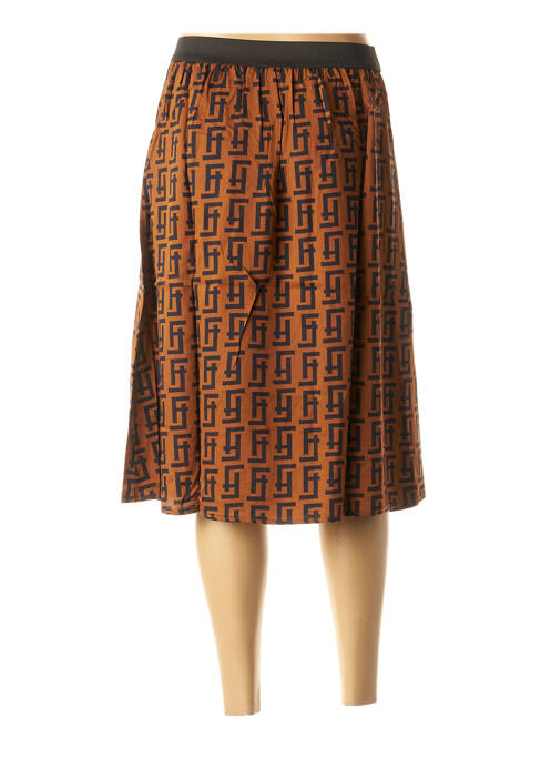 Fustă midi maro LA FEE MARABOUTEE femeie