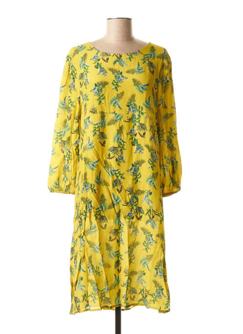 Rochie midi galben LA FEE MARABOUTEE femeie