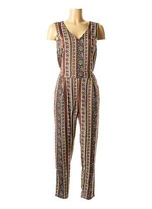 Salopetă-pantalon croială cambrată verde LA FEE MARABOUTEE femeie