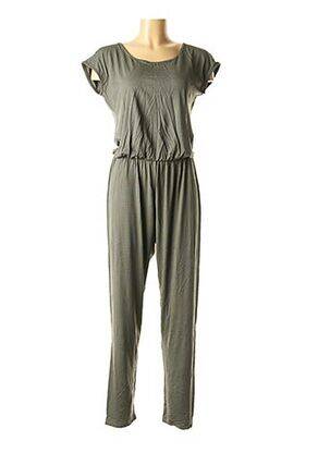 Salopetă-pantalon croială cambrată verde LA FEE MARABOUTEE femeie